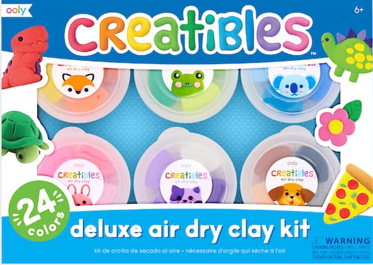 OOLY Creatibles&#x2122; D.I.Y. Air-Dry Clays Kit